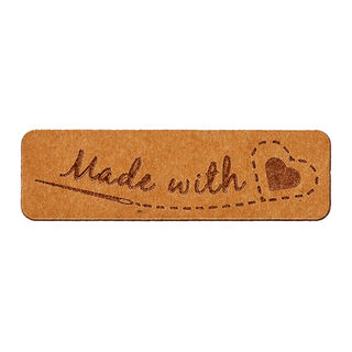 Embellishment Made with Love – brown, 
