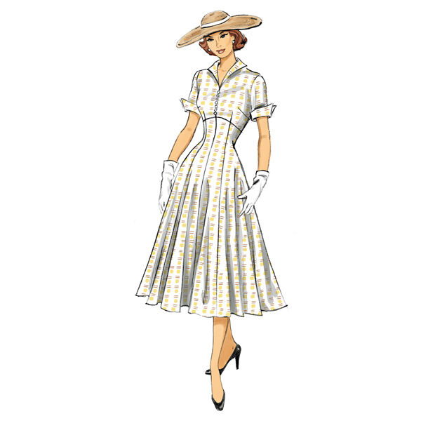 Vintage - Dress 1952, Butterick 6018 | 6 - 14,  image number 7