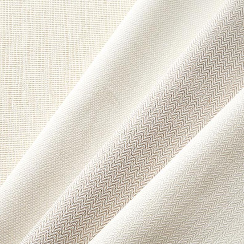 Decor Fabric Jacquard Subtle Chevron – offwhite,  image number 4