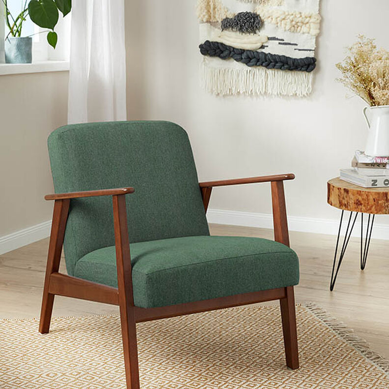 Upholstery Fabric Monotone Mottled – dark green,  image number 5