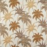 Decor Fabric Jacquard shimmering palm trees – silver grey/mustard,  thumbnail number 1
