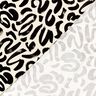 Viscose Jersey abstract brushstrokes – cream/black,  thumbnail number 4