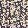 Romantic spring flowers viscose blend – midnight blue,  thumbnail number 1