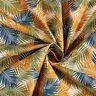 Cotton Cretonne palm leaves – light beige/blue,  thumbnail number 4