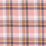 Cotton Flannel checked – dusky pink/antique silver,  thumbnail number 1