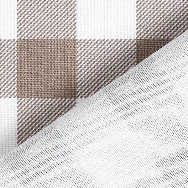 Coated Cotton Checks – light brown,  image number 5