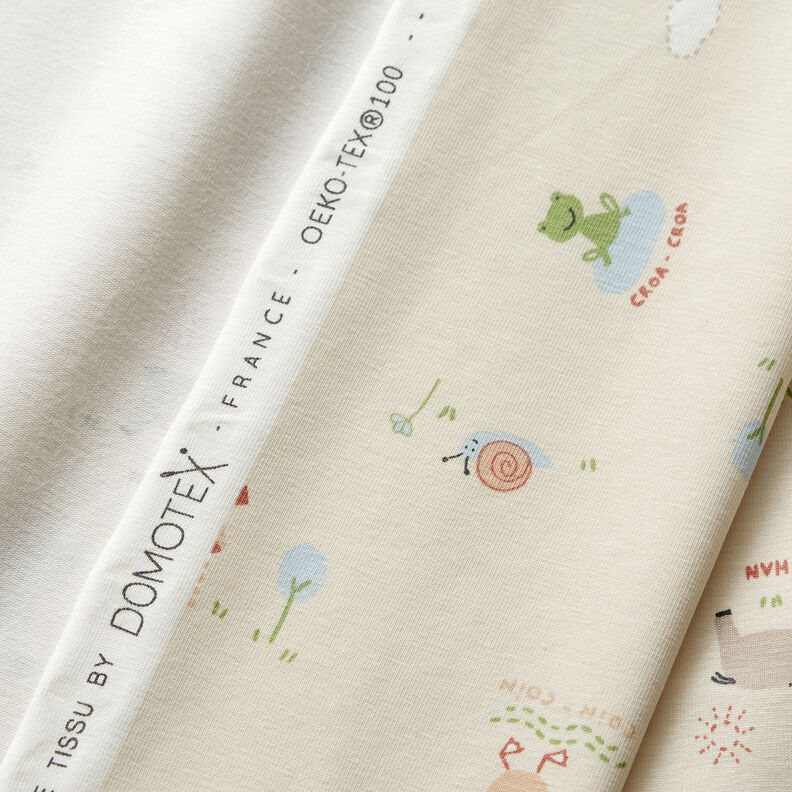 Cotton Jersey Baby Animals – offwhite,  image number 3