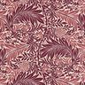 Decor Fabric Half Panama flowers and tendrils – natural/burgundy,  thumbnail number 1