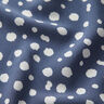 Irregular dots viscose fabric – steel blue/white,  thumbnail number 2