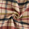 Checked Double face Coating Fabric – beige/brown,  thumbnail number 4