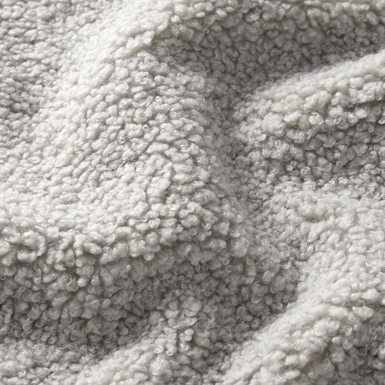 Upholstery Fabric Sheepskin look – silver grey,  image number 2