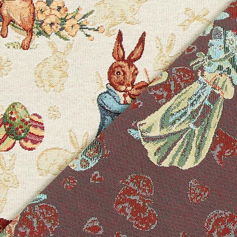 Jacquard Tapestry Easter Bunny Family,  image number 4