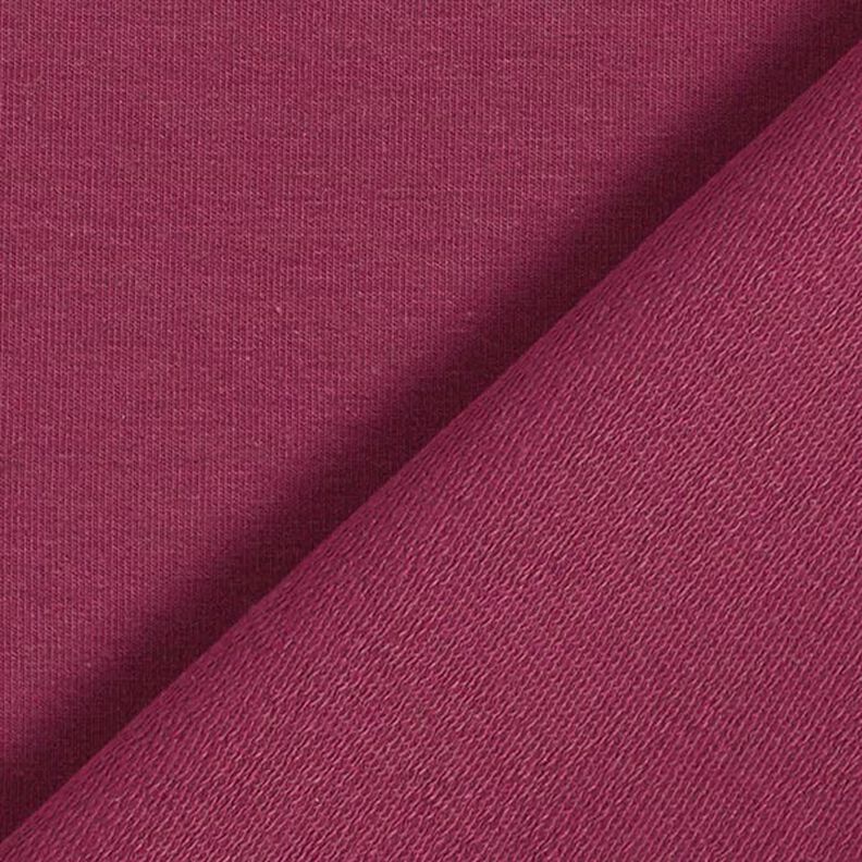 Light French Terry Plain – burgundy,  image number 5