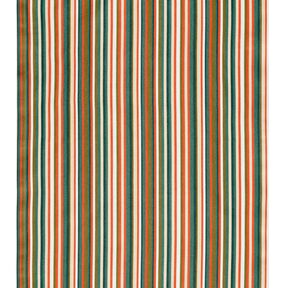 Outdoor Deckchair fabric Longitudinal stripes 44 cm – dark green/orange, 