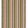 Outdoor Deckchair fabric Longitudinal stripes 44 cm – dark green/orange,  thumbnail number 1