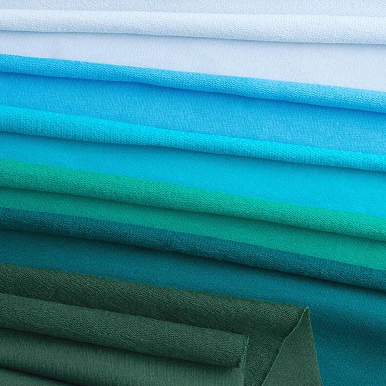 Light French Terry Plain – fir green,  image number 8