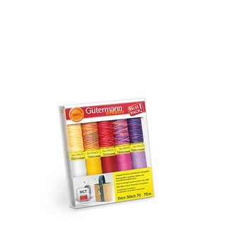 Deco Stitch sewing thread set 70 [10 bobbins each 70m] | Gütermann, 