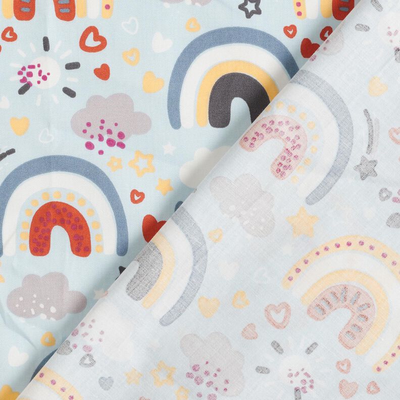 Poplin Rainbow – light blue,  image number 4
