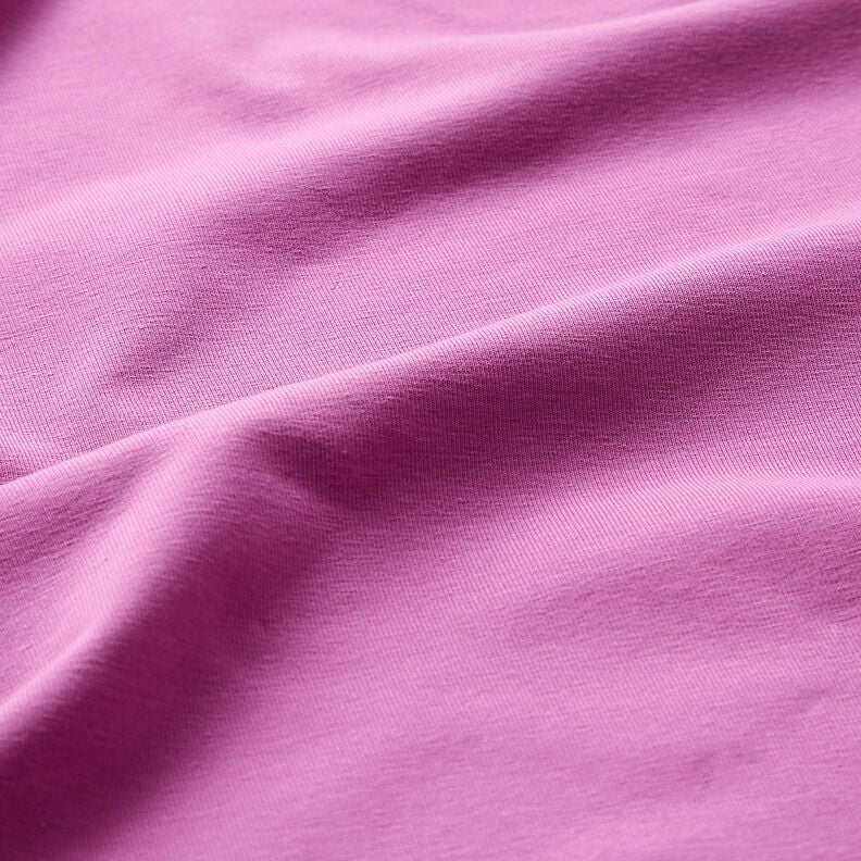 Medium Cotton Jersey Plain – red lilac, image number 4