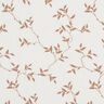 Cotton Jersey Leafy Vines – ivory/light brown,  thumbnail number 1