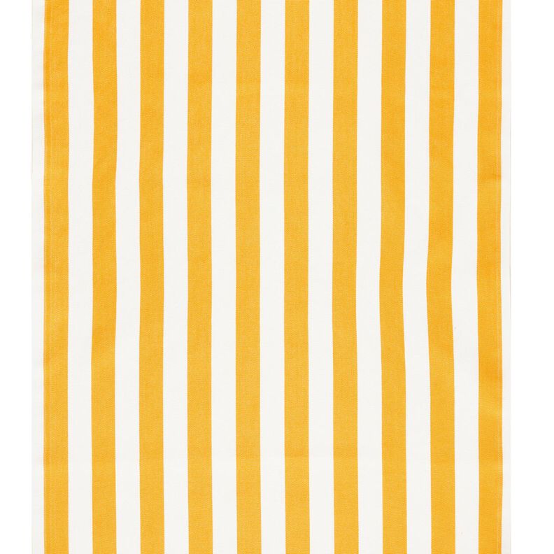 Outdoor Deckchair fabric Longitudinal stripes 44 cm – sunglow/white,  image number 1