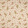 Decor Fabric Half Panama Strawberries – carmine/natural,  thumbnail number 1