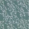Cotton Poplin Leafy Vines – blue spruce,  thumbnail number 1