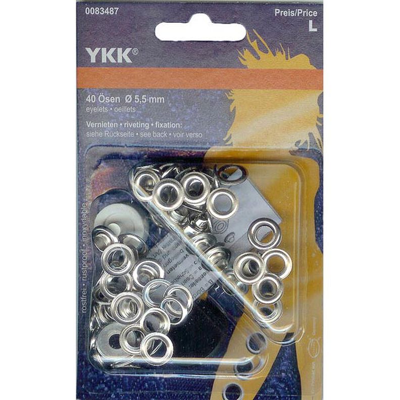 Eyelets 2 – silver | YKK,  image number 1