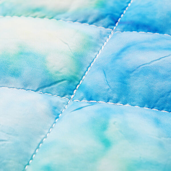 Quilted Fabric colour gradient rainbow – white/colour mix,  image number 6