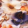 viscose fabric Daisies digital print – apricot/pastel mauve,  thumbnail number 2