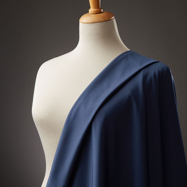 Microfibre Satin – navy blue, image number 8