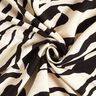 Viscose crepe zebra print – black/ivory,  thumbnail number 3