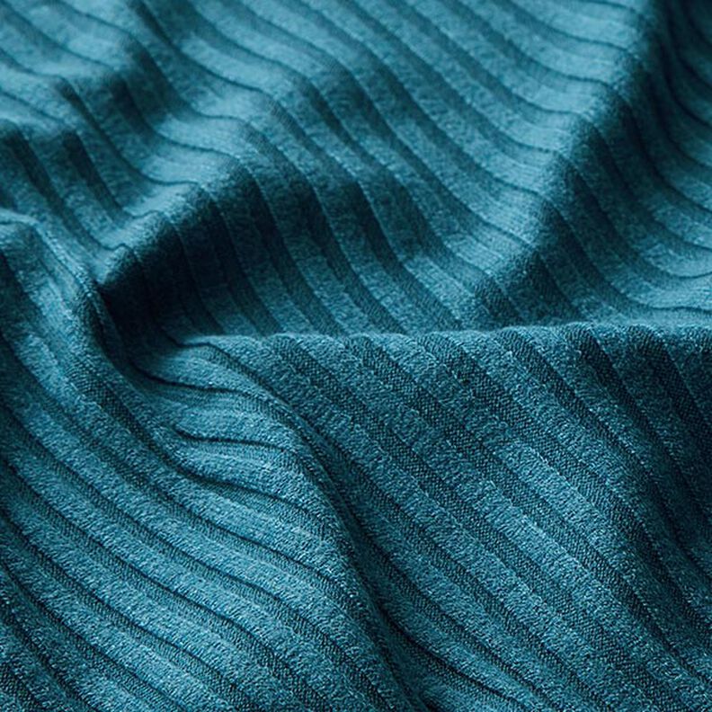 Ribbed Knit – turquoise blue,  image number 2