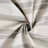 Decorative fabric, canvas mixed stripes, recycled – grey,  thumbnail number 3