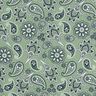 Cotton Jersey Paisley – reed/white,  thumbnail number 1