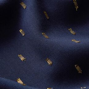 Glitter Droplets Viscose – navy blue, 