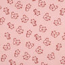 Cotton Flannel cats | by Poppy – light dusky pink/burgundy,  thumbnail number 1