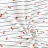 Cotton Jersey Stripes and cherries – offwhite,  thumbnail number 3