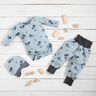 Cotton Jersey Hawaii Feeling – silver blue,  thumbnail number 6