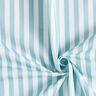 Decor Fabric Half Panama Vertical stripes – aqua blue/white,  thumbnail number 3