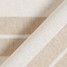 Decorative fabric, canvas mixed stripes, recycled – beige,  thumbnail number 4