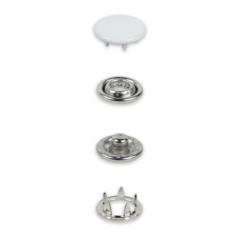 Jersey snap fasteners [12 mm] | Prym – white,  image number 2