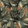 viscose fabric Stretch Palm Fronds – light khaki/terracotta,  thumbnail number 3