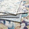 Decor Fabric Half Panama Large Flowers – almond/blue,  thumbnail number 5