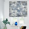 Decor Fabric Half Panama fine corals – navy blue/natural,  thumbnail number 6