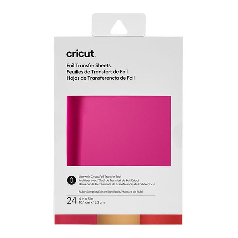 Cricut Ruby Transfer Sheet [ 10,1 x 15,2 cm | 24 pieces ],  image number 1