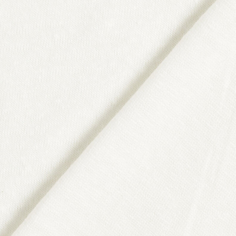 Viscose linen blend fine knit – offwhite,  image number 3