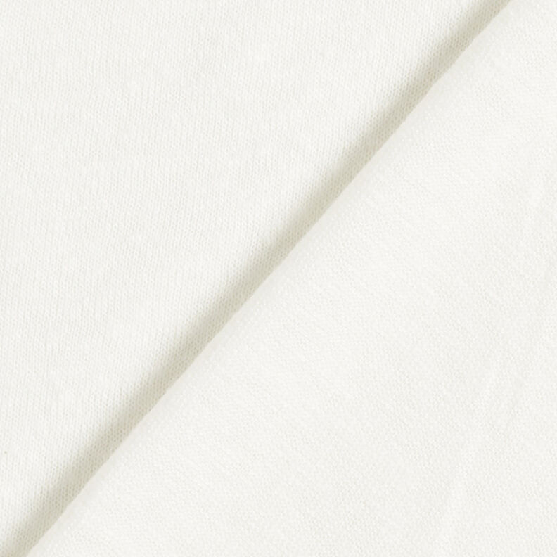 Viscose linen blend fine knit – offwhite, image number 3