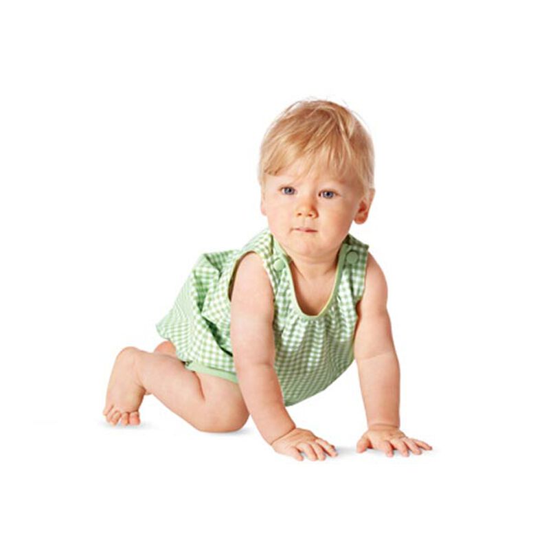 Baby Jumpsuit / Dress / Panties, Burda 9462,  image number 4