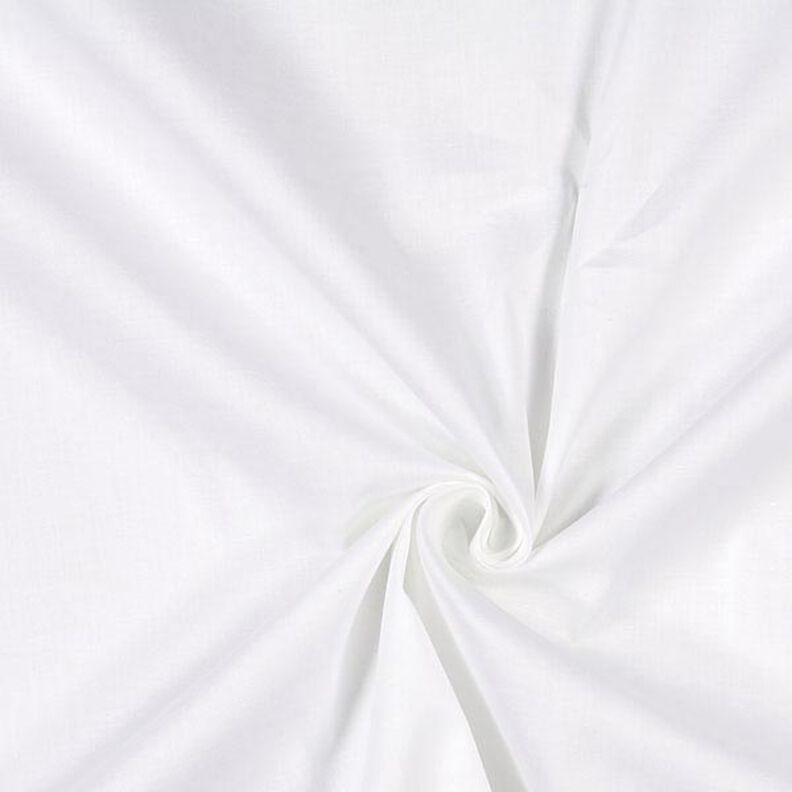 Stretch Poplin Fabric – white,  image number 1